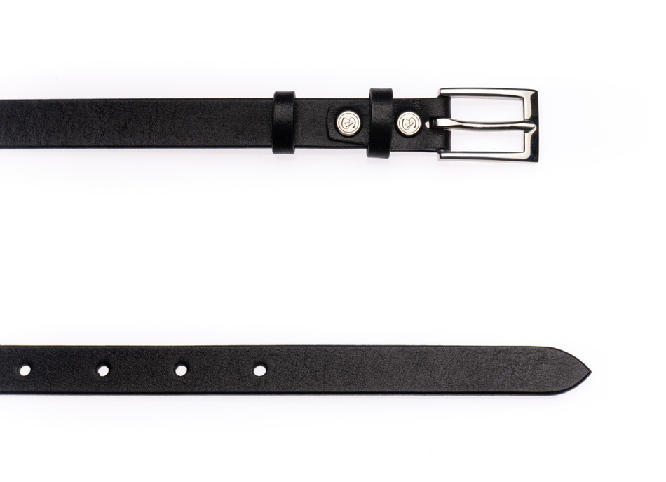 Ремень Saint belt slim серебро