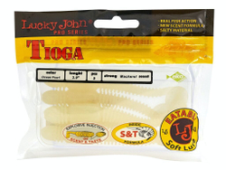 Виброхвосты съедобные LJ Pro Series TIOGA 3.9in (10 см), цв. 033, 5 шт.