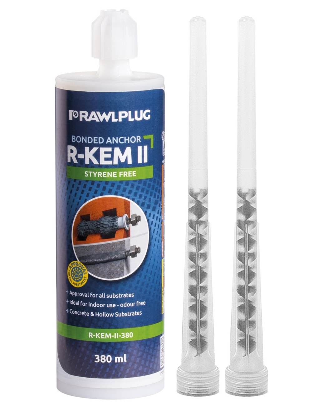 R-KEM-II Rawlplug — универсальный полиэстеровый химический анкер 300 мл