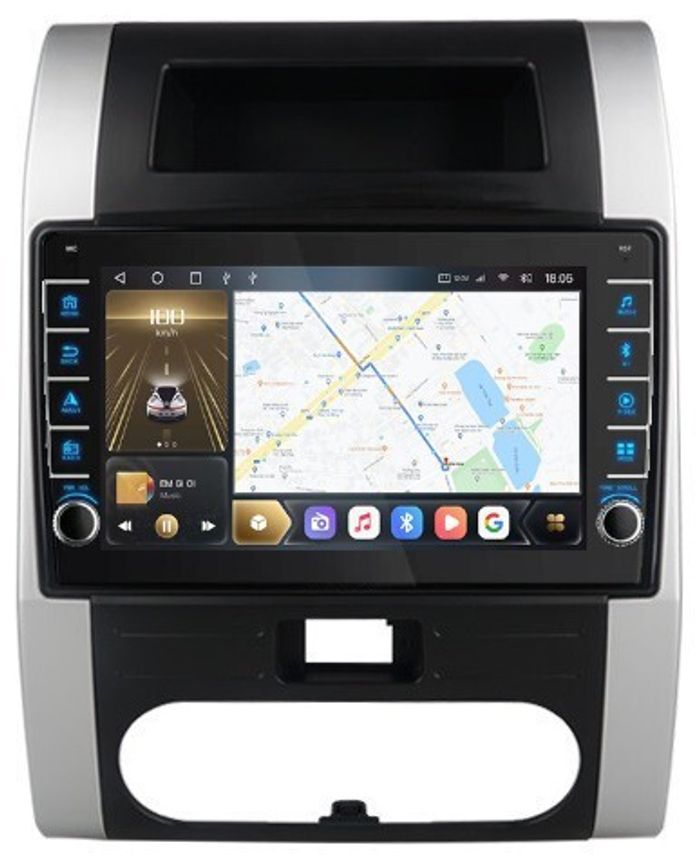 Магнитола для Nissan X-Trail 2007-2014 (T31) - Kuberg OL-1678 (кнопки и крутилки), Android 12, Быстрая, CarPlay, 4G SIM-слот