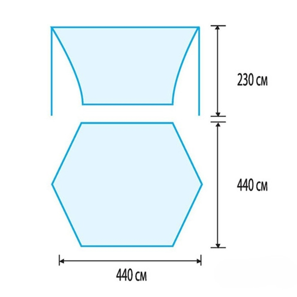 Tramp Lite палатка Tent blue (синий)