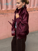 Бомбер Mina вишня