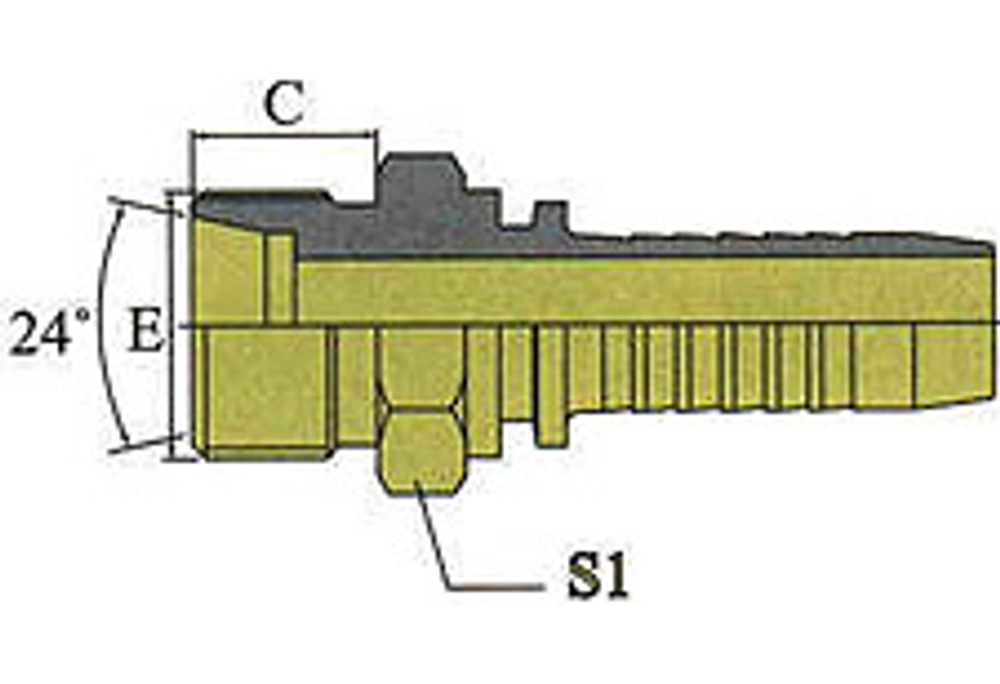 Фитинг DN 25 DKO-L (Ш) 36x2 28