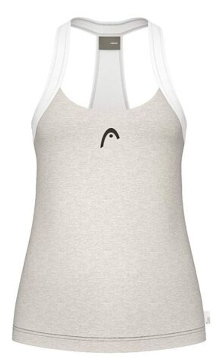 Женский теннисный топ Head Play Tech Tank — willow grey