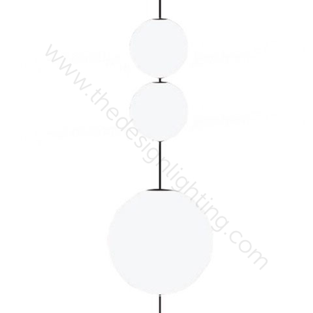 Pendant design lamp  lamp Elementi 3A by DePadova