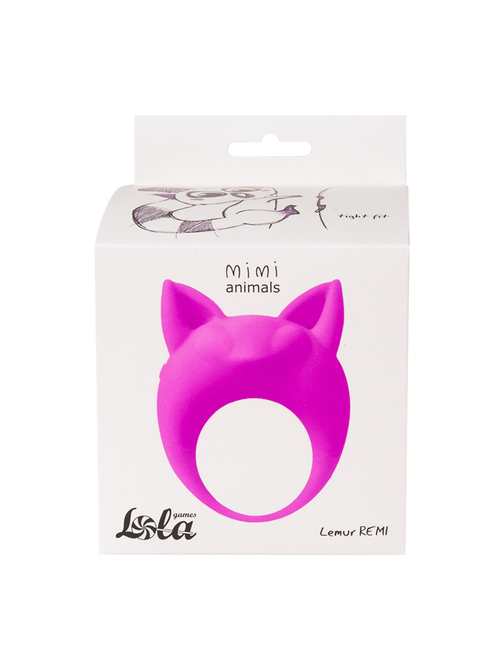 Стимулятор клитора Mimi Animals Lemur Remi Purple 7000-15lola