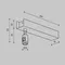 Основание потолочное Accessories for tracks Flarity TRA156C-BB1-B Maytoni