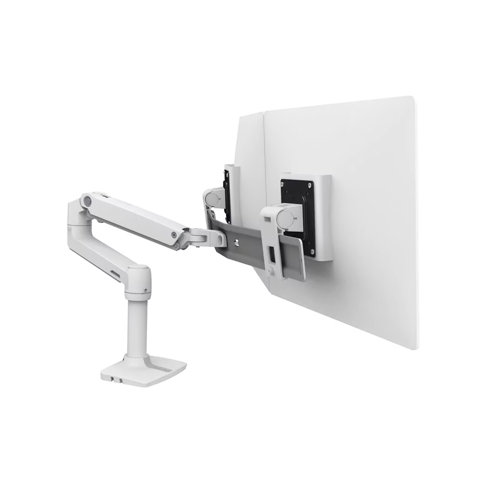 Настольный кронштейн Ergotron LX для двух мониторов (45-489-216), Белый