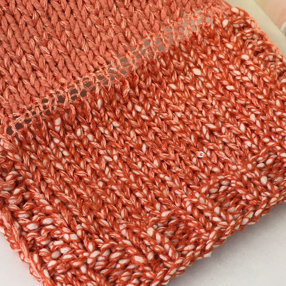 CAGE - E.Miroglio; 90% хлопок, 10% п/а; 230м/100гр; col. Z7B Красное оплетение, белый шнурок внутри; S710 MP