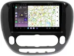 Магнитола для KIA Soul 2 2014-2019 (кондиционер, рамка глянцевая) - Kuberg SF-9740-AB QLed+2K, Android 13, Быстрейшая, CarPlay, 4G SIM-слот