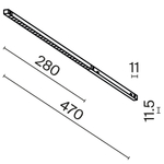 Трековый светильник Technical TR241-4-6WTW-DD2-B