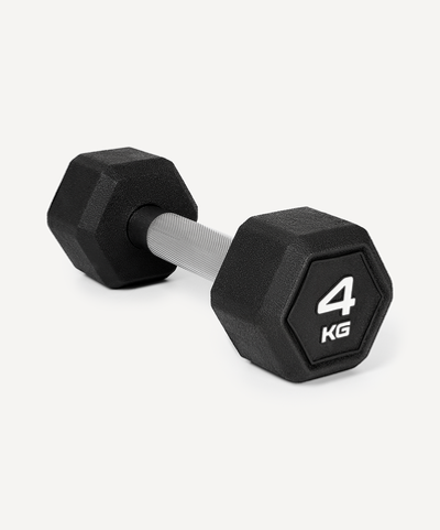 Гантель гексагональная DB-301PRO 4 кг, обрезиненная, черный