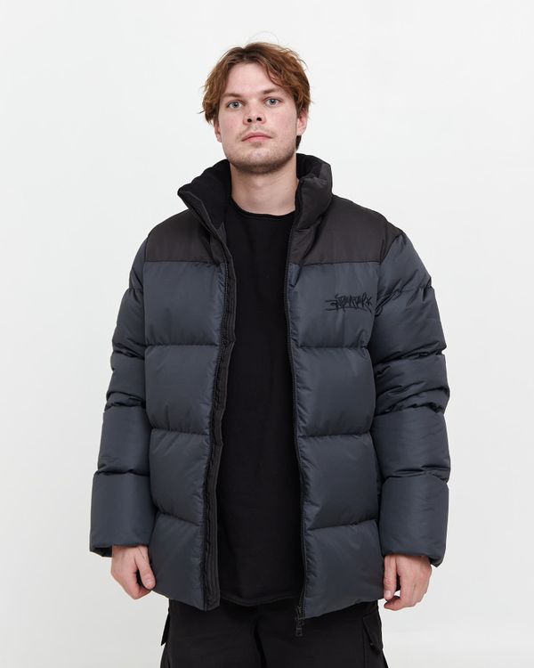 Пуховик AW24 Downjacket Combo серый - фото 3