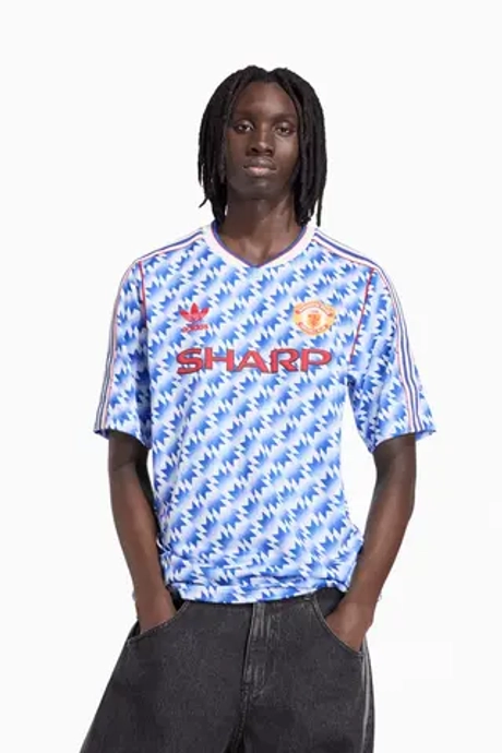 Футболка adidas Manchester United 1990 Away - синий