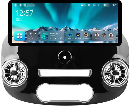 Магнитола для Mercedes-Benz Vito W447 2014-2024 без NTG - Teyes CC4 монитор 12.3" 2K QLED + рамка LUX, Android 14, Быстрейшая, Snapdragon 680, DSP, CarPlay, 4G SIM-слот