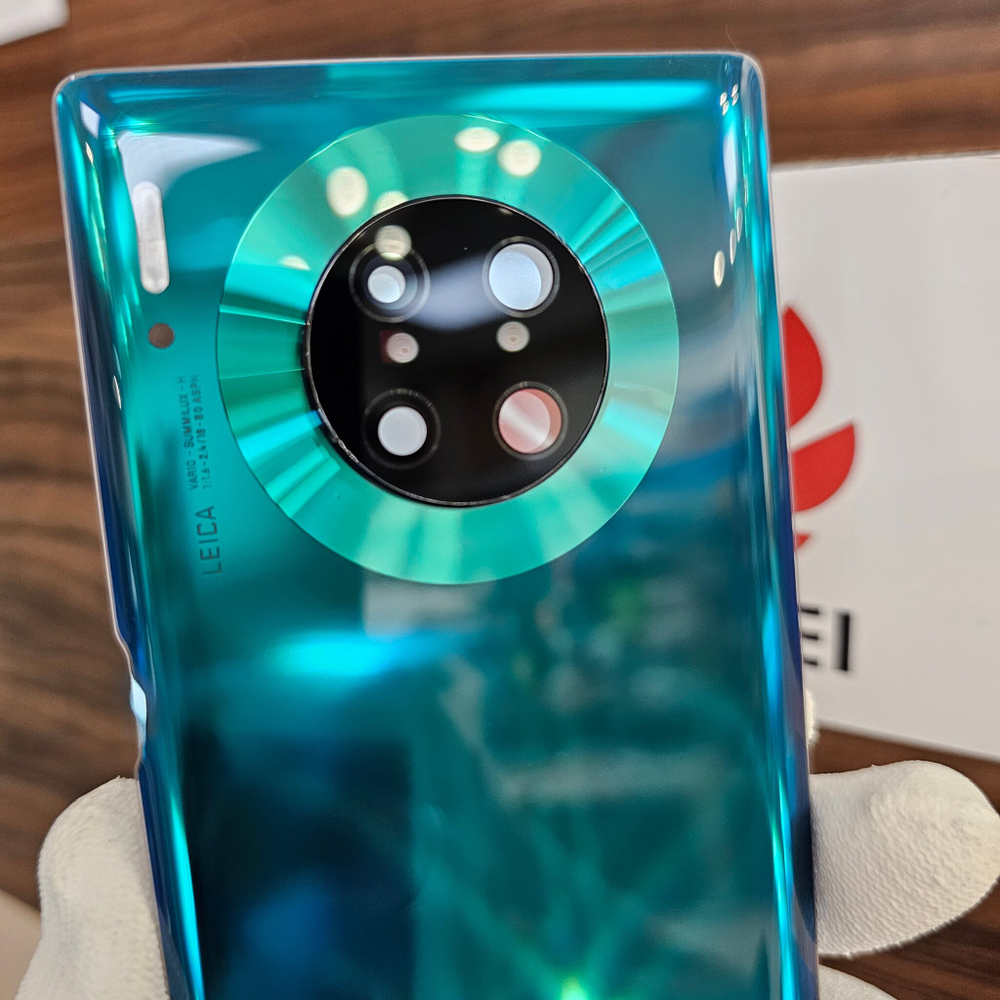 Крышка для Huawei Mate 30 Pro (заднее стекло) "хорошее качество" цвет: зелёный аквамарин