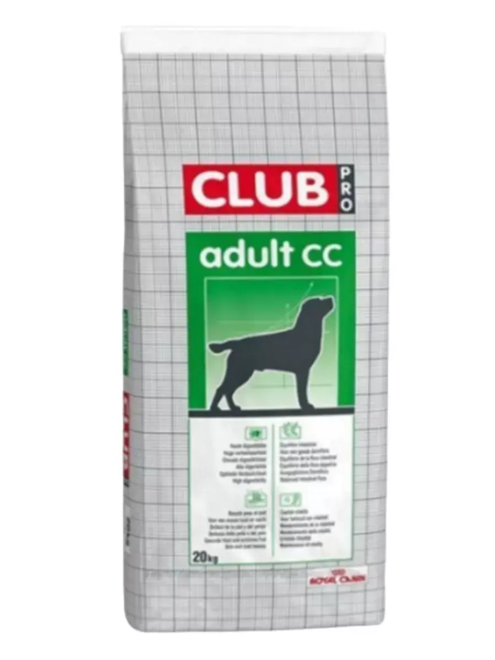 Корм Royal Canin CLUB PRO Adult CC (Роял Канин Клаб Про) для взрослых собак с умеренной активностью, 20 к
