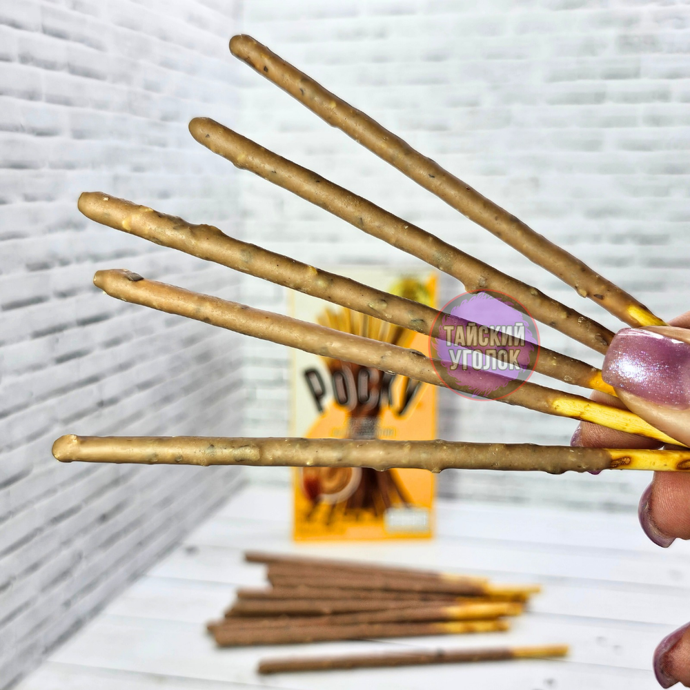 Бисквитные палочки в глазури Pocky Миндаль 39 гр.