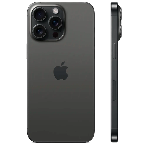Смартфон Apple iPhone 15 Pro Max 256GB Dual Sim, Black Titanium (Черный)
