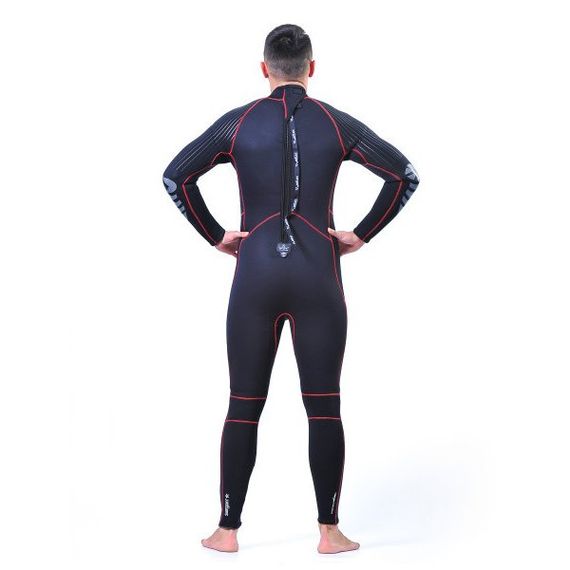 Гидрокостюм Sargan Nero 2.0 Long men 3 мм черный красная отстрочка