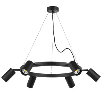 Люстра подвесная 6*GU10 LR016376 черный Rullo Lightstar
