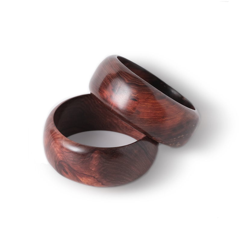 rosewood burgundy bangle