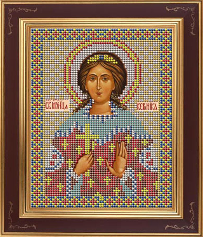 Набор для вышивания бисером Galla Collection, Икона Св. Вероника 12х15 см Набор для вышивания бисером Galla Collection, Икона Св. Вероника 12х15 см