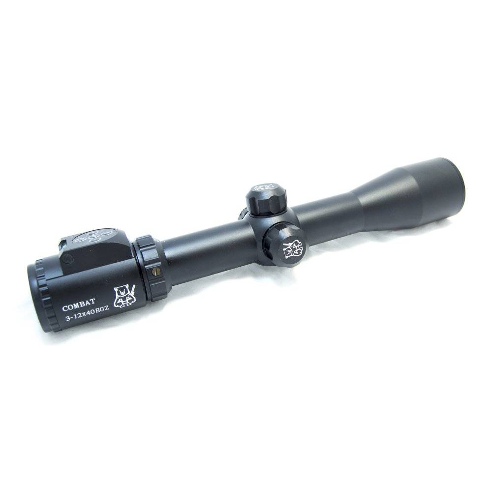 Оптический прицел Combat EGZ  3-12x40 ( Сетка Крест (Duplex) / с подсветкой )