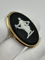 Брошь Wedgwood чёрная