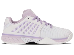 Женские кроссовки для padel K-Swiss Express Light 3 Padel - white/orchid hush/purple rose