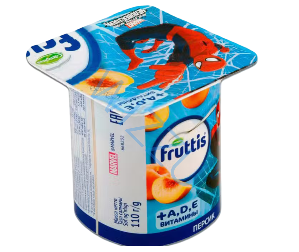 Йогуртный продукт Фруттис Кидс 2,5% 110г Персик