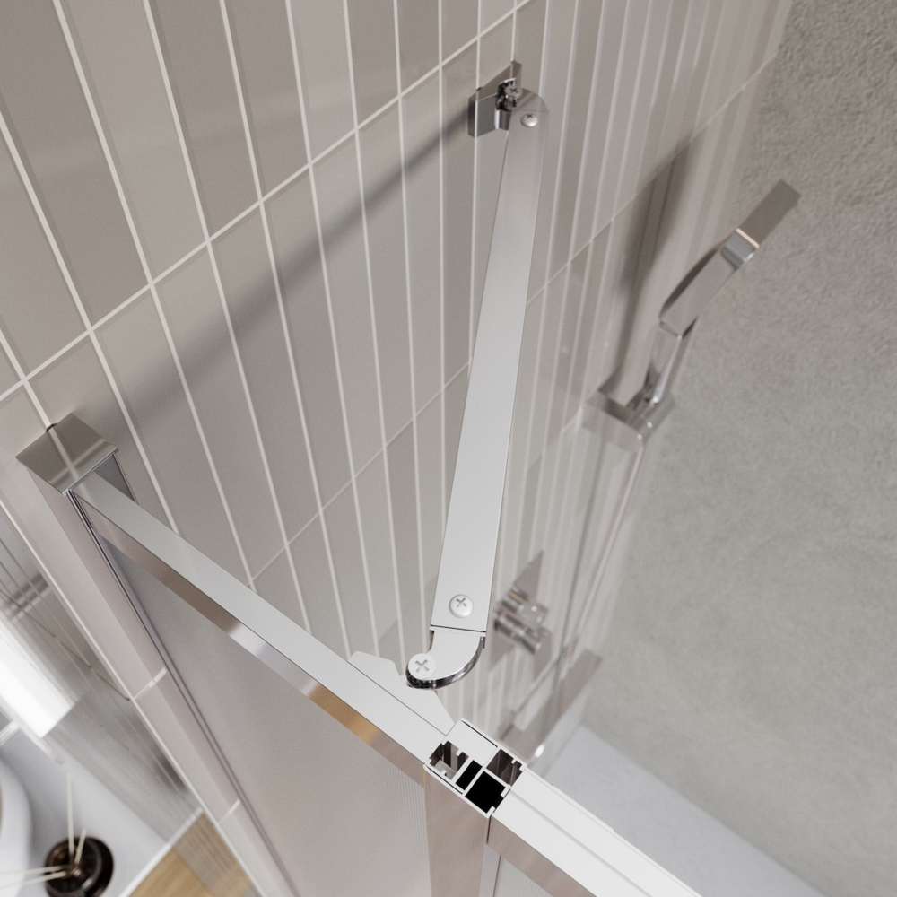 Душевой уголок BelBagno LUCE-A-22-90+20-P-Cr