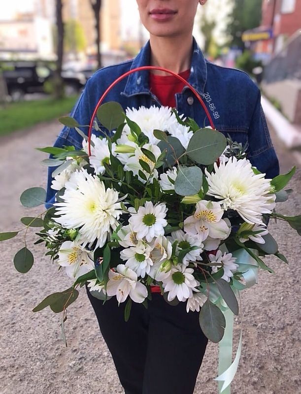 Цветы в корзинке #34883 Цветы в корзинке #34883