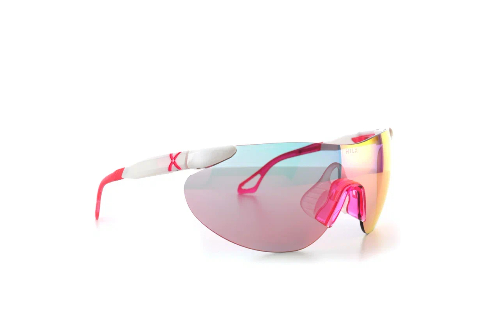 Спортивные очки HILX Domain Shiny White / Pink Lens