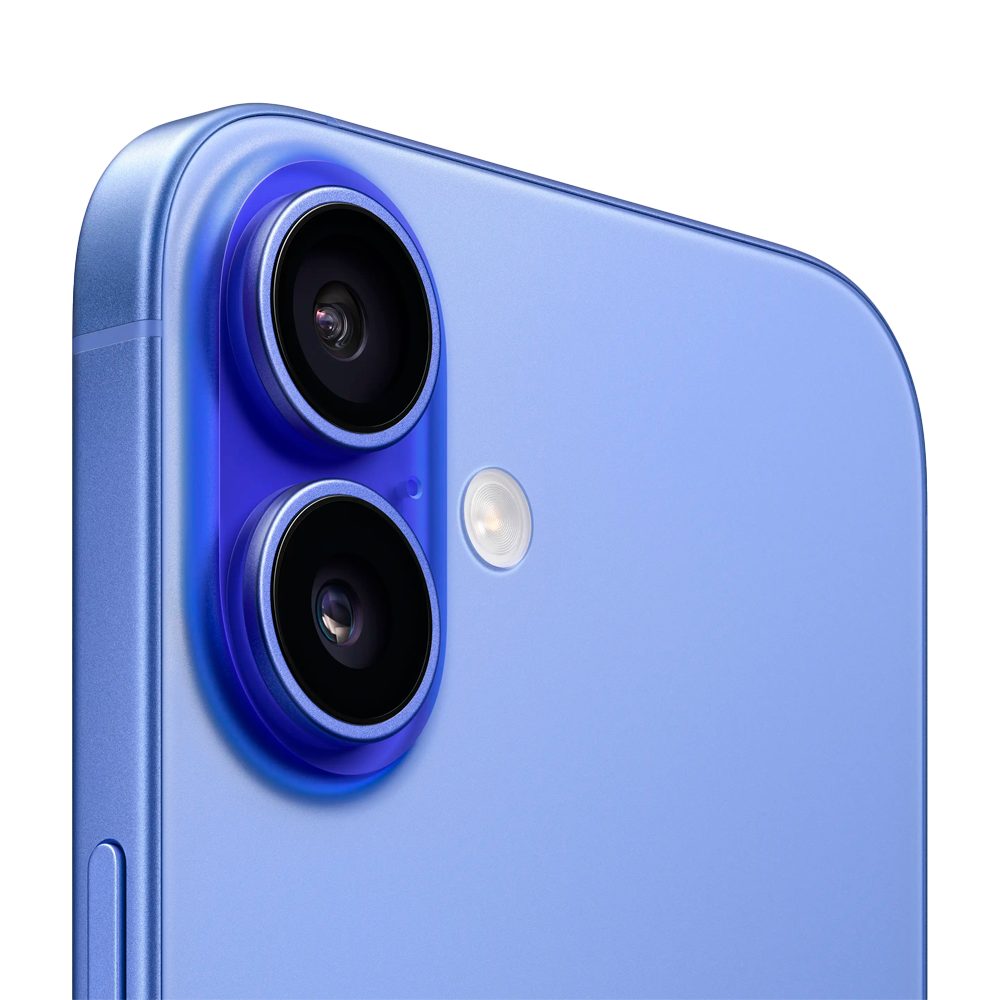 Смартфон Apple iPhone 16 256GB, Nano-SIM + eSIM, Ultramarine (Фиолетовый)