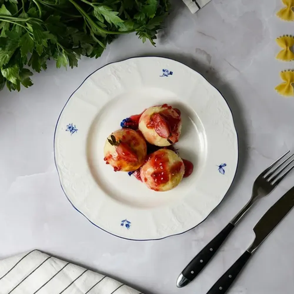 Тарелка d 21,6 см h1,6 см Blue Flower P.L. Proff Cuisine [6]