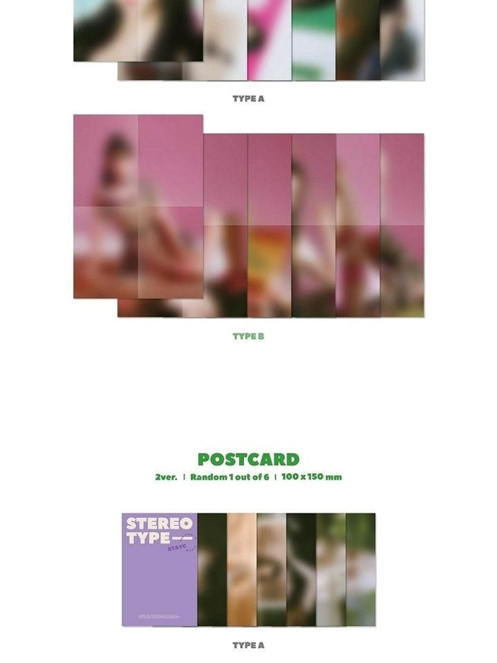 Альбом STAYC - STEREOTYPE 1st Mini Album 2 Version SET
