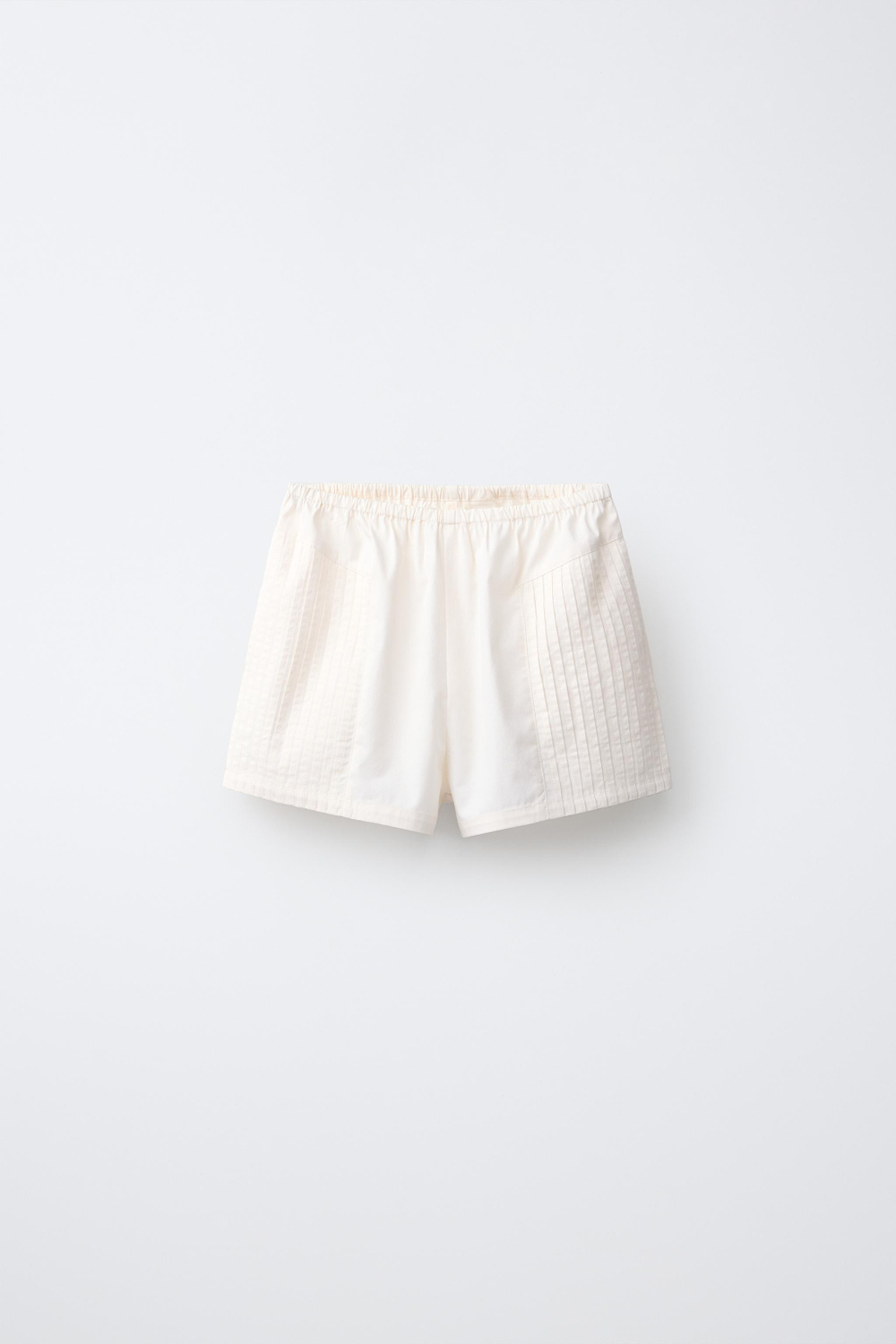 ZARA ПИЖАМА С КРУЖЕВНЫМИ БРЕТЕЛЯМИ, ЭКРЮ
