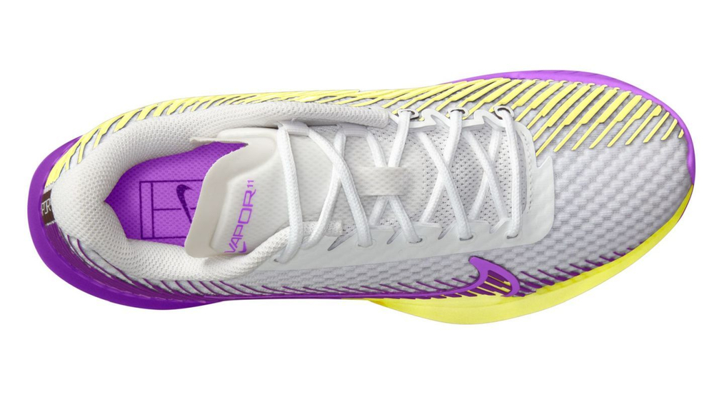 Женские Кроссовки теннисные Nike Zoom Vapor 11 - white/citron tint/fuchsia dream/black