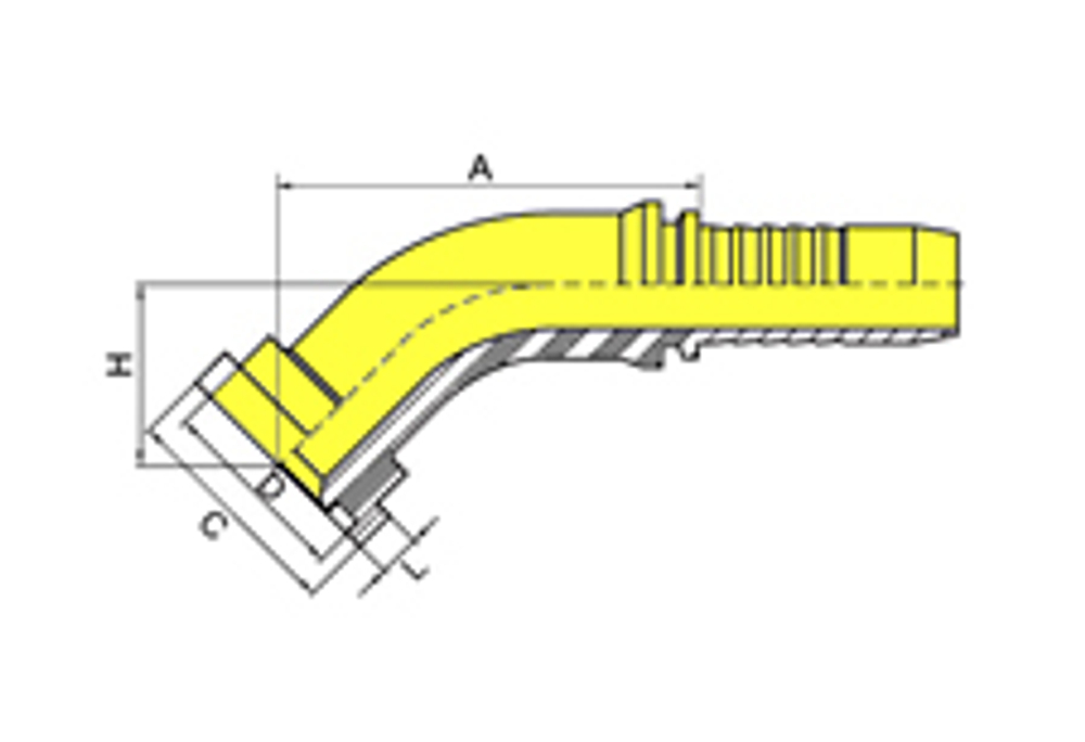 Фитинг DN 32 SFL 1.1/2 60.3 (45)