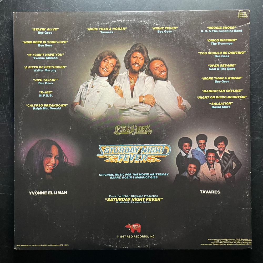 Saturday Night Fever - The Original Movie Sound Track 2LP (США 1977г.)
