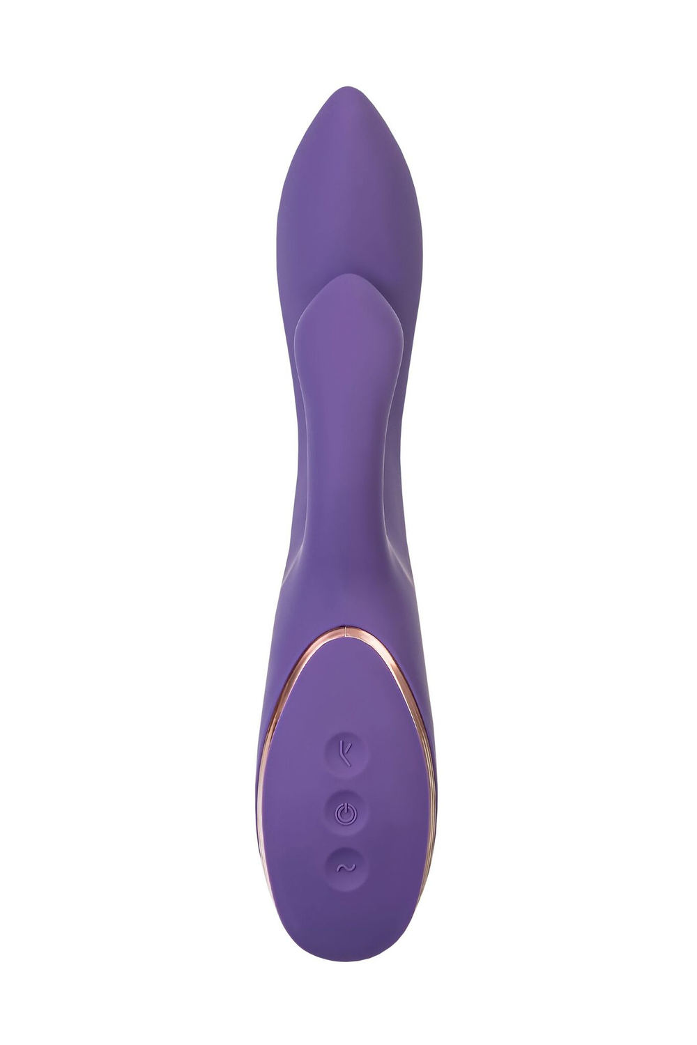 Фиолетовый вибратор-кролик Fingie с функцией Come-Hither - 21,6 см. (Цвет: фиолетовый)