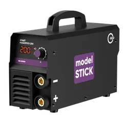 OSA START modelSTICK 200 Сварочный инвертор 1W200KC — полупрофессиональный инверторный сварочный аппарат для монтажников, 200 А