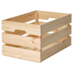 IKEA KNAGGLIG  (ИКЕА КНАГГЛИГ)  -  Ящик - сосна 46x31x25 см