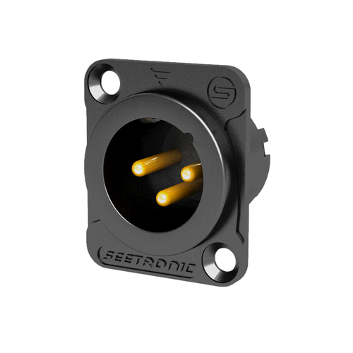 Seetronic MJ3F2C-BG Панельный разъем XLR