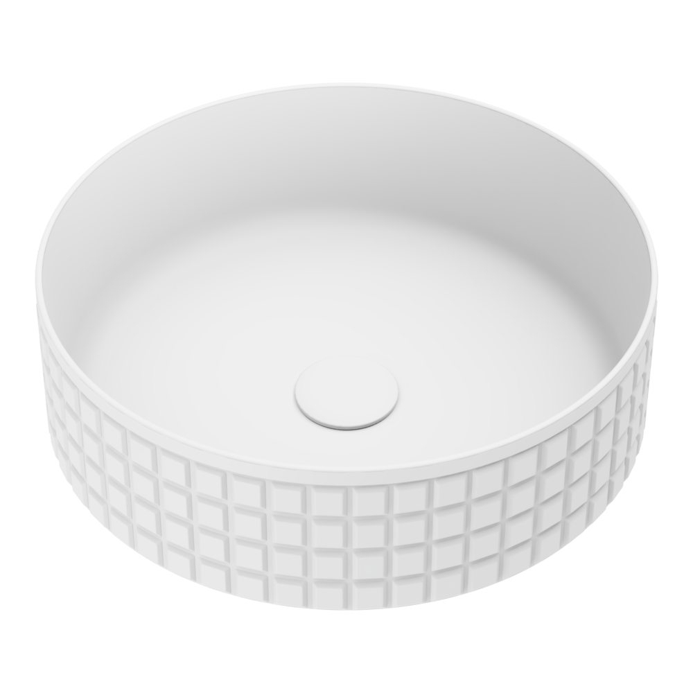 Раковина накладная Omoikiri Akira-WH Natceramic, 40,5 см, белый, 4972072