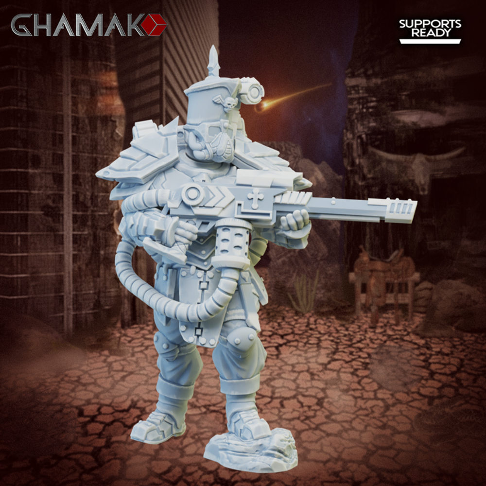 Astra Militarum Vostroyan Firstborn Востроянский гвардеец №6 миниатюра для dnd, днд, pathfinder, фентези, Настольная игра, НРИ, Варгейм, РПГ