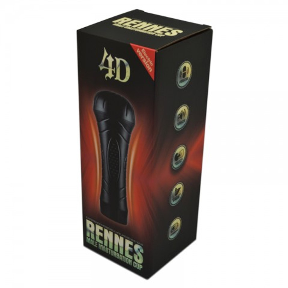Реалистичный мастурбатор в тубе Rennes с вибрацией