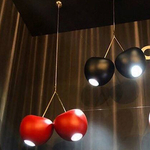 Pendant design lamp  Сherry by Qeeboo (Black)