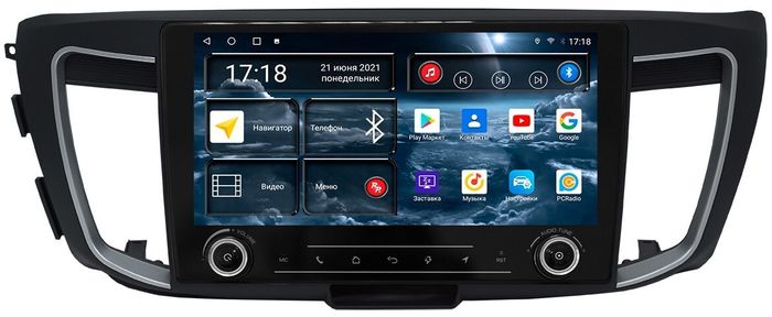 Магнитола для Honda Accord 9 2013-2015 (CR2) - Redpower K 690 Android 10, Быстрая, Hi-Fi звук, CarPlay, SIM-слот